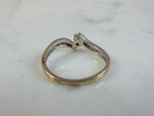 Load image into Gallery viewer, Womens Vintage Estate 10K White Gold Diamond Ring 1.6g E3259