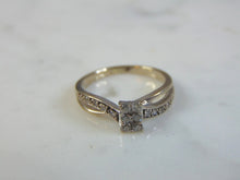 Load image into Gallery viewer, Vintage Estate Women&#39;s 14K White Gold, Diamond Ring, 2.1g E3260