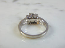 Load image into Gallery viewer, Vintage Estate Women&#39;s 14K White Gold, Diamond Engagement Ring Set, 4.4g E3261
