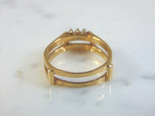 Load image into Gallery viewer, Vintage Estate Women&#39;s 14K Yellow Gold, Diamond Ring, 3.5g E3263