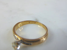 Load image into Gallery viewer, Vintage Estate Women&#39;s 14K Yellow Gold, Diamond Engagement Ring Set, 3.9g E3265