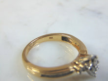 Load image into Gallery viewer, Vintage Estate Women&#39;s 14K Yellow Gold, Diamond Ring, 3.6g E3266