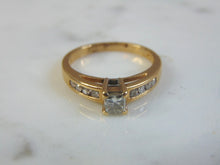 Load image into Gallery viewer, Vintage Estate Women&#39;s 14K Yellow Gold, Diamond Ring, 3.3g E3267
