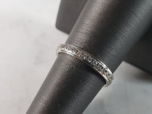 Load image into Gallery viewer, Womens Vintage Estate 10K White Gold Diamond Ring 2.2g #E3271