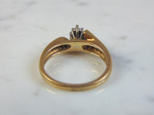 Load image into Gallery viewer, Womens Vintage Estate 10K Yellow Gold Diamond Ring 4.0g E3272