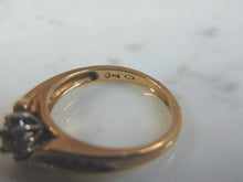 Load image into Gallery viewer, Womens Vintage Estate 10K Yellow Gold Diamond Ring 4.0g E3272
