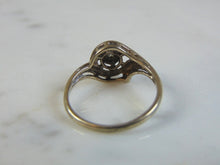 Load image into Gallery viewer, Womens Vintage Estate 10K White Gold Diamond Ring 1.9g E3274