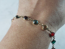 Load image into Gallery viewer, Womens Vintage Estate 14K Yellow Gold Anklet Bracelet, 4.8g E3290