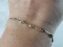 Load image into Gallery viewer, Womens Vintage Estate 14K Yellow Gold Anklet Bracelet, 3.5g E3291
