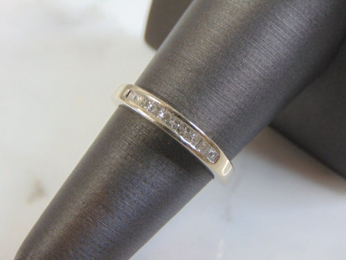 Vintage Estate 14k White Gold Diamond Ring 2.9g #E3298