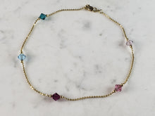 Load image into Gallery viewer, Womens Vintage Estate 14K Yellow Gold Anklet Bracelet, 2.6g E3299