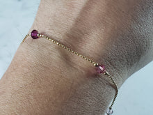 Load image into Gallery viewer, Womens Vintage Estate 14K Yellow Gold Anklet Bracelet, 2.6g E3299