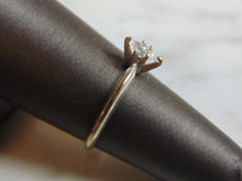 Load image into Gallery viewer, Vintage Estate Women&#39;s 14K White Gold, Marquis Diamond Ring, 2.1g E3300