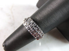 Load image into Gallery viewer, Womens Vintage Estate Sterling Silver CZ Ring 3.6g  E3309