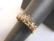Load image into Gallery viewer, Womens Vintage Estate 14K Yellow Gold Marquise Diamond Cluster Ring 4.0g  #E3327