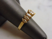 Load image into Gallery viewer, Womens Vintage Estate 14K Yellow Gold Marquise Diamond Cluster Ring 4.0g  #E3327