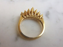 Load image into Gallery viewer, Womens Vintage Estate 14K Yellow Gold Marquise Diamond Cluster Ring 4.0g  #E3327