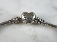 Load image into Gallery viewer, Womens Vintage Estate Sterling Silver Pandora Bracelet 16.2g E3400