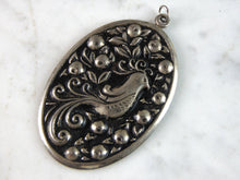 Load image into Gallery viewer, Womens Vintage Estate Sterling Silver Modernist Bird Pendant 14.6g E3334
