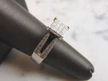 Load image into Gallery viewer, Womens Vintage Estate 14k White Gold Diamond Engagement Ring 9.3g #E3341