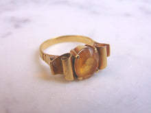 Load image into Gallery viewer, Womens Estate 14K Yellow Gold Ring w/ Citrine Stone ? 4.2g #E3344