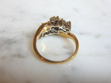 Load image into Gallery viewer, Vintage Estate Women&#39;s 14K Yellow Gold Diamond Cluster Ring, 3.2g E3346