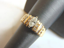 Load image into Gallery viewer, Women's Vintage Estate 14K Yellow Gold .92cts Diamond Ring 6.3g E3347