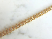 Load image into Gallery viewer, Womens Vintage Estate 14K Gold Diamond Tennis Bracelet 9.2g E3385
