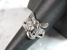 Load image into Gallery viewer, Womens Vintage Estate Sterling Silver Fairy Ring 3g E3427