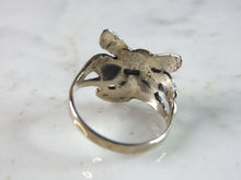 Load image into Gallery viewer, Womens Vintage Estate Sterling Silver Fairy Ring 3g E3427