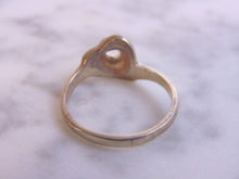 Load image into Gallery viewer, Womens Vintage Estate Sterling Silver Modernist Heart Ring 2.7g #E3430
