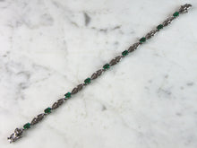 Load image into Gallery viewer, Womens Vintage Estate Sterling Silver Modernist Bracelet 9.4g E3455