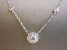 Load image into Gallery viewer, Womens 14K White Gold &amp; Diamond Necklace Pendant 3.9g E3522