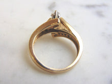 Load image into Gallery viewer, Womens Vintage Estate 14K Yellow Gold Diamond Engagement Ring 4.6g  #E3533
