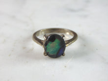 Load image into Gallery viewer, Womens Vintage Estate Sterling Silver Modernist Ring 2.2g E3612