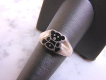 Load image into Gallery viewer, Womens Vintage Estate Sterling Silver Teddy Bear Ring 4.3g E3685