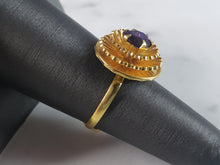 Load image into Gallery viewer, Womens Vintage Estate 21K Yellow Gold Ring 4.2g E3723