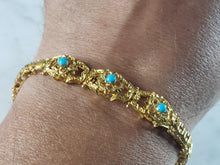 Load image into Gallery viewer, Womens Vintage Estate 18K Yellow Gold Bracelet, 16.0g E3730