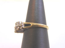 Load image into Gallery viewer, Womens Vintage Estate 14k Yellow Gold Diamond Cluster Ring 3.4g #E3811