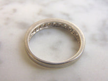 Load image into Gallery viewer, Womens Vintage Estate Platinum Diamond Ring 3.4g #E3836