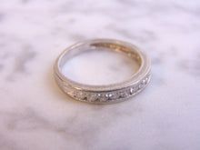 Load image into Gallery viewer, Womens Vintage Estate Platinum Diamond Ring 3.4g #E3836