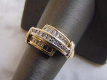 Load image into Gallery viewer, Womens Vintage Estate 14K White &amp; Yellow Gold Diamond Ring 4.3g #E3839