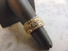 Load image into Gallery viewer, Women&#39;s 14K Yellow Gold Diamond Ring 4.7g E3842