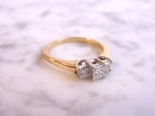 Load image into Gallery viewer, Women&#39;s Vintage Estate 14K Yellow Gold Diamond Ring, 3.8g E3845
