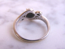 Load image into Gallery viewer, Womens Vintage Estate 10K White Gold Ring Diamond Ring, 3.4g, E3854