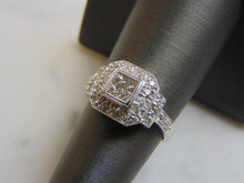 Load image into Gallery viewer, Women&#39;s 14K White Gold Diamond Ring 4.4g E3865