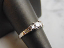 Load image into Gallery viewer, Women&#39;s Vintage Estate 14K White Gold Diamond Anniversary Ring, 3.6g E3866