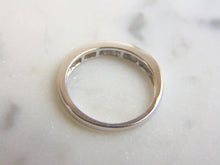 Load image into Gallery viewer, Womens Vintage Estate 14k White Gold Diamond Ring 2.1g #E3875