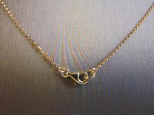Load image into Gallery viewer, Womens Vintage Estate 14K Gold Necklace w/ Diamond Chip Pendant 2.9g #E3889