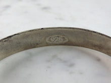 Load image into Gallery viewer, Womens Vintage Estate Sterling Silver Modernist Cuff Bracelet 17.5g E5069